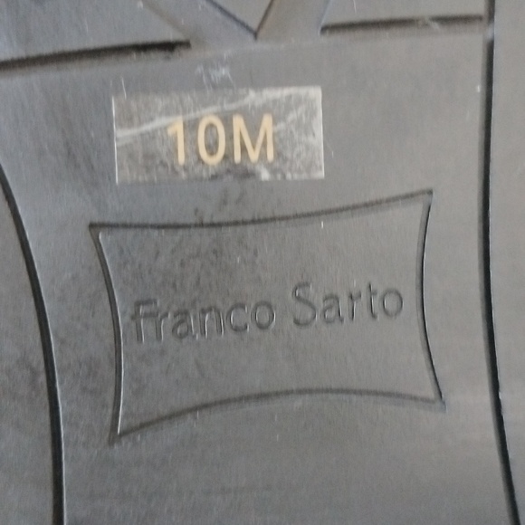 Franco Sarto Size 10 Black Leather Brood Chelsea Boots - Picture 10 of 11